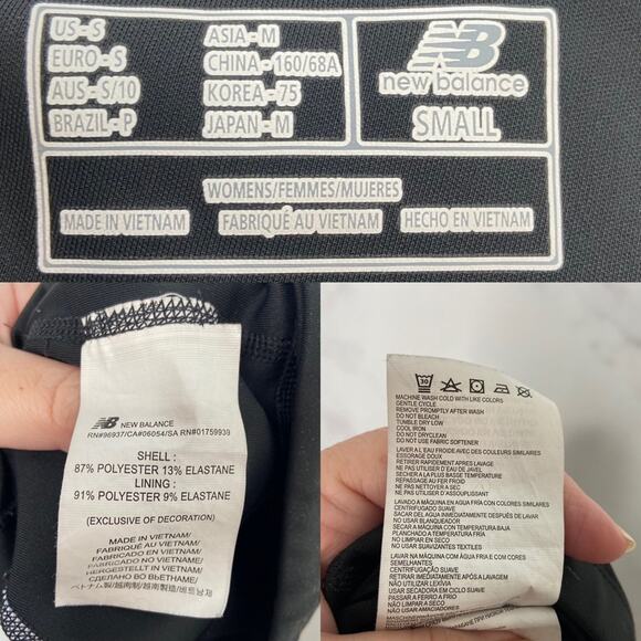 New Balance Accelerate Capri Leggings Palm Leaf Activewear Running Gym Size S - Picture 10 of 11